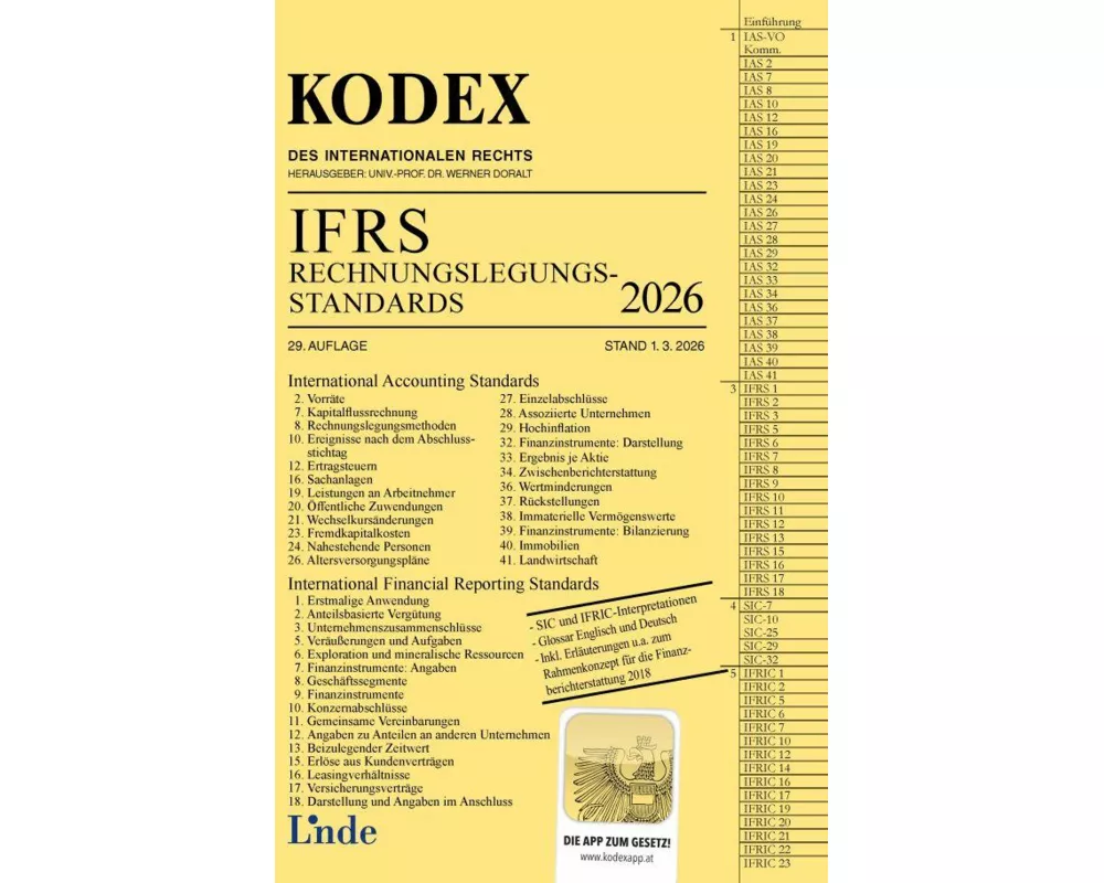 KODEX IFRS - Rechnungslegungsstandards 2026