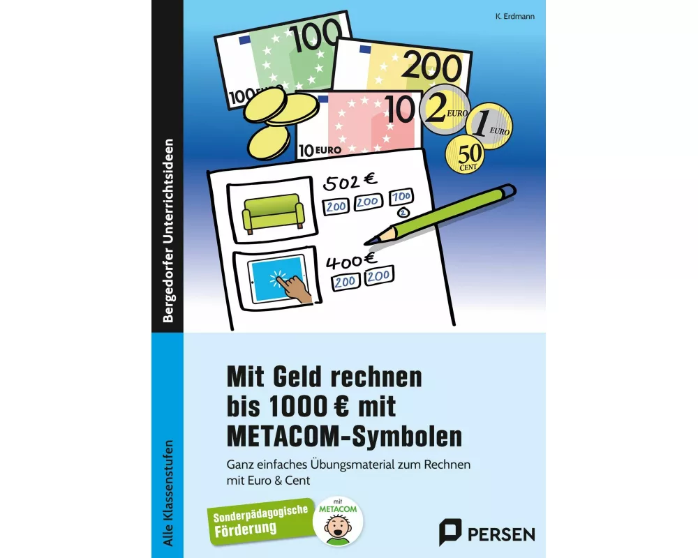 Mit Geld rechnen bis 1000 Euro mit METACOM-Symbolen