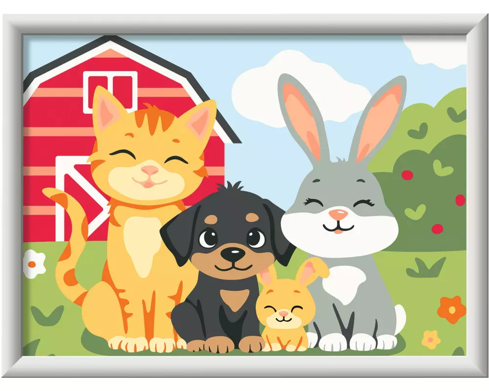 Ravensburger Malen nach Zahlen CreArt – Animal Parade