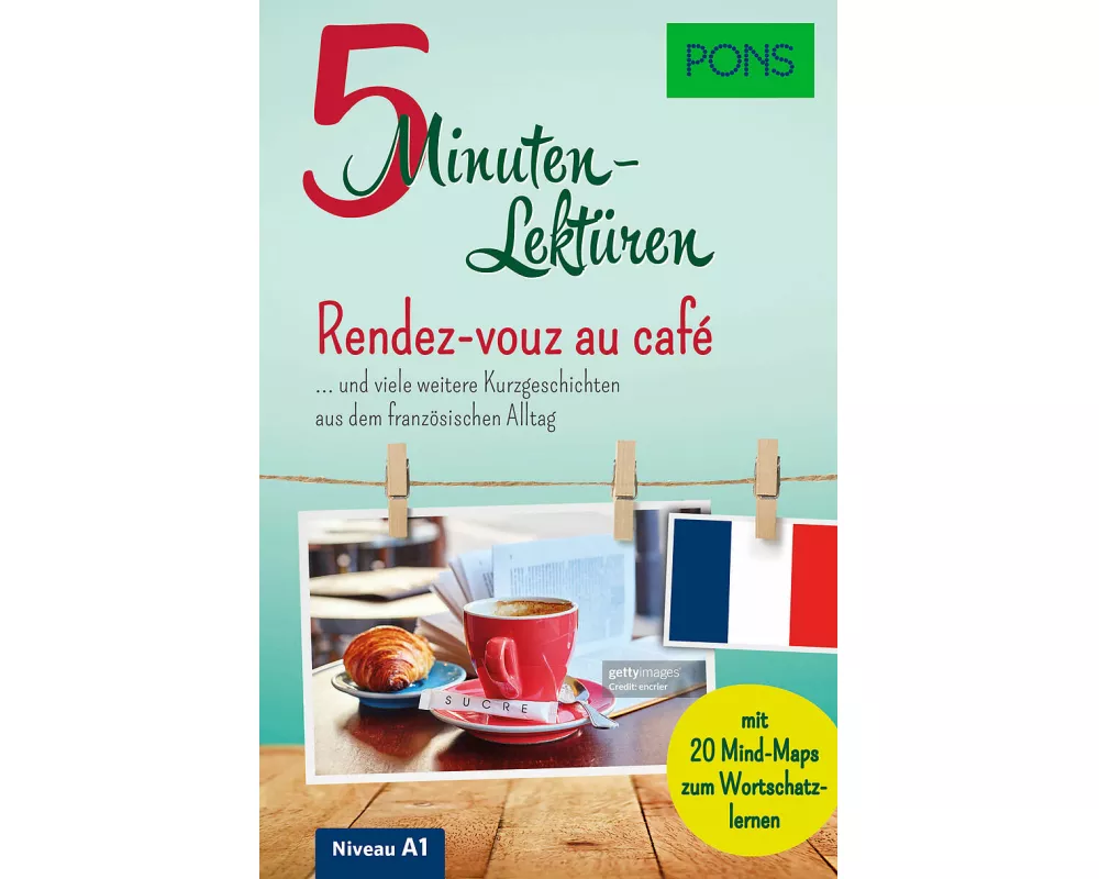 PONS 5-Minuten-Lektüren Französisch A1 - Rendez-vous au café