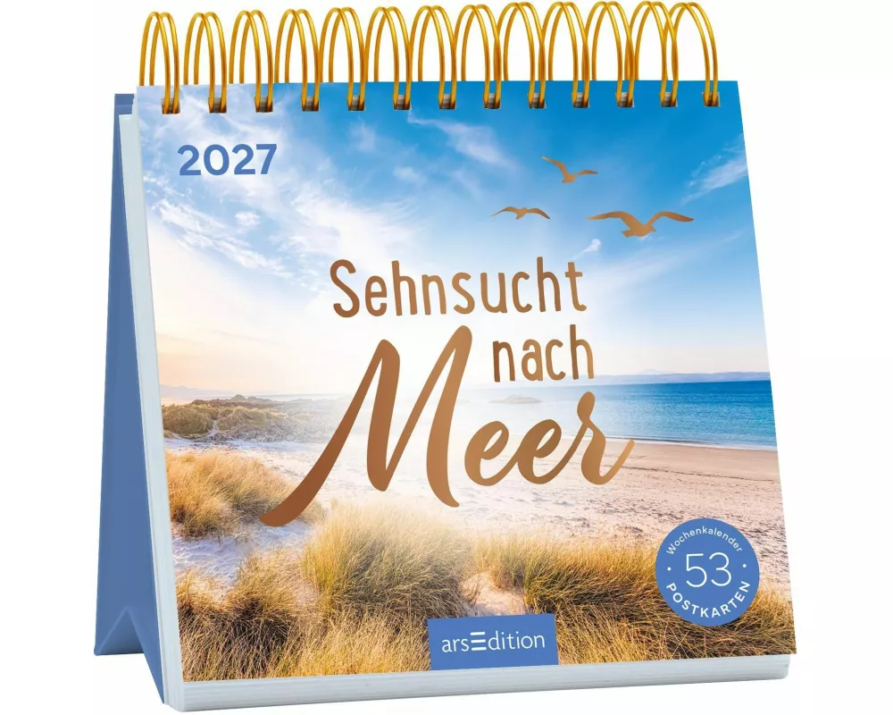 Postkartenkalender Sehnsucht nach Meer 2027