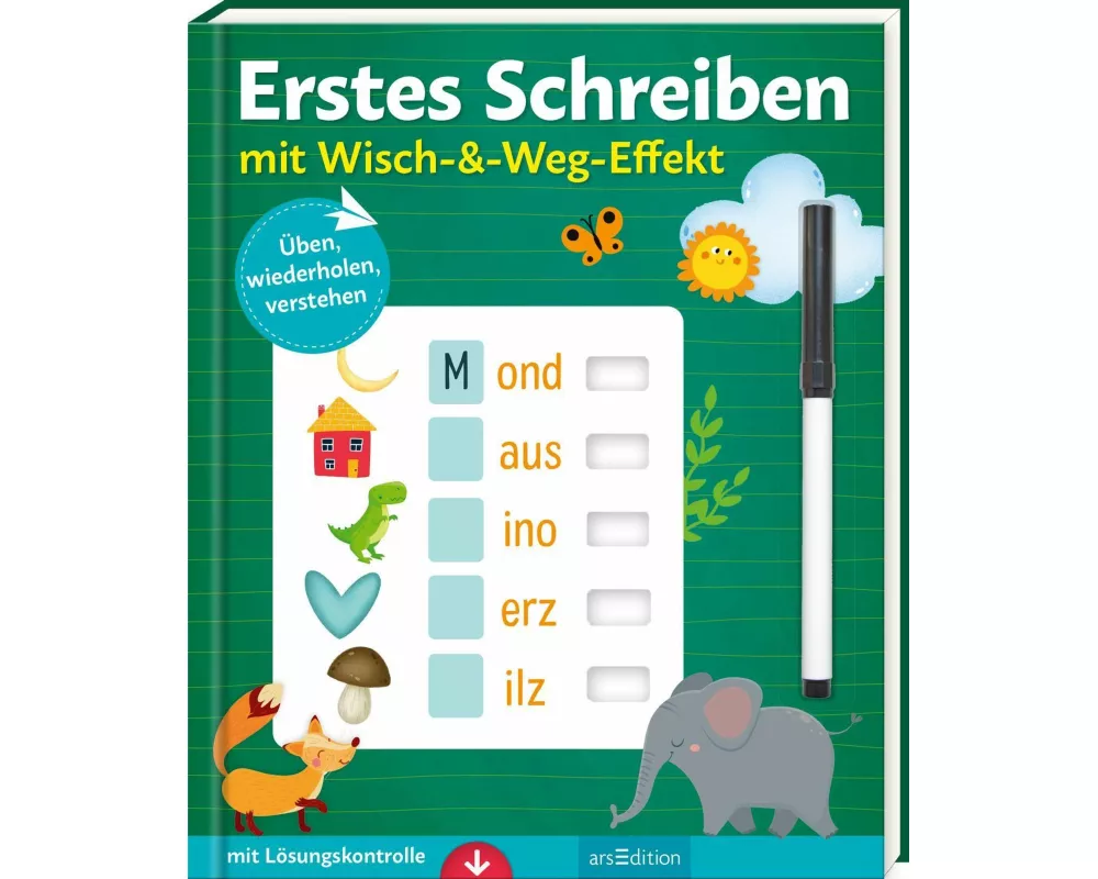 Erstes Schreiben – mit Wisch-&-Weg-Effekt