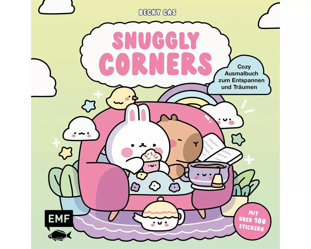 Snuggly Corners – Cozy Ausmalbuch zum Entspannen und Träumen
