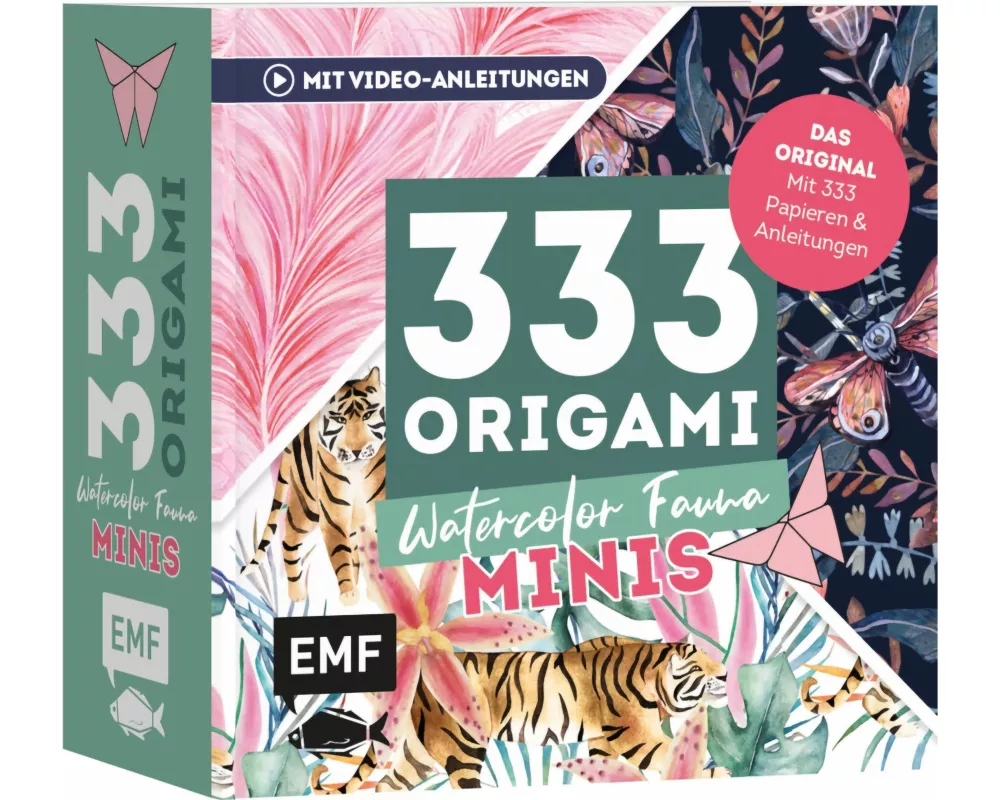 333 Origami Minis – Watercolor Fauna