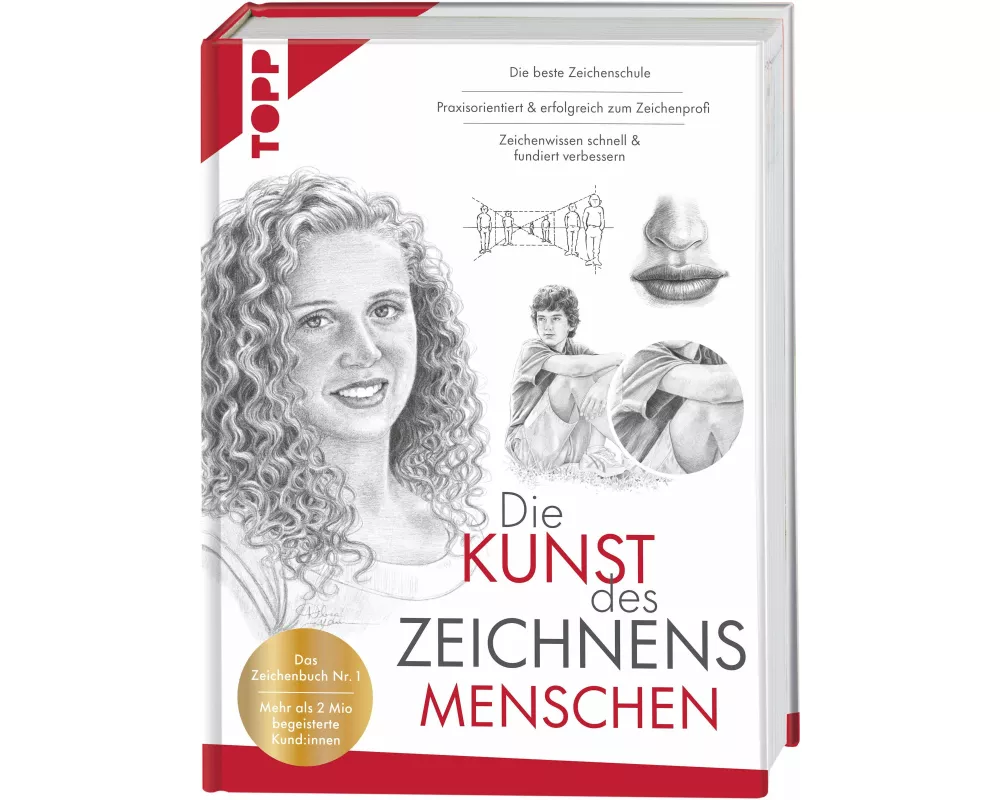 Die Kunst des Zeichnens Menschen. Die beste Zeichenschule