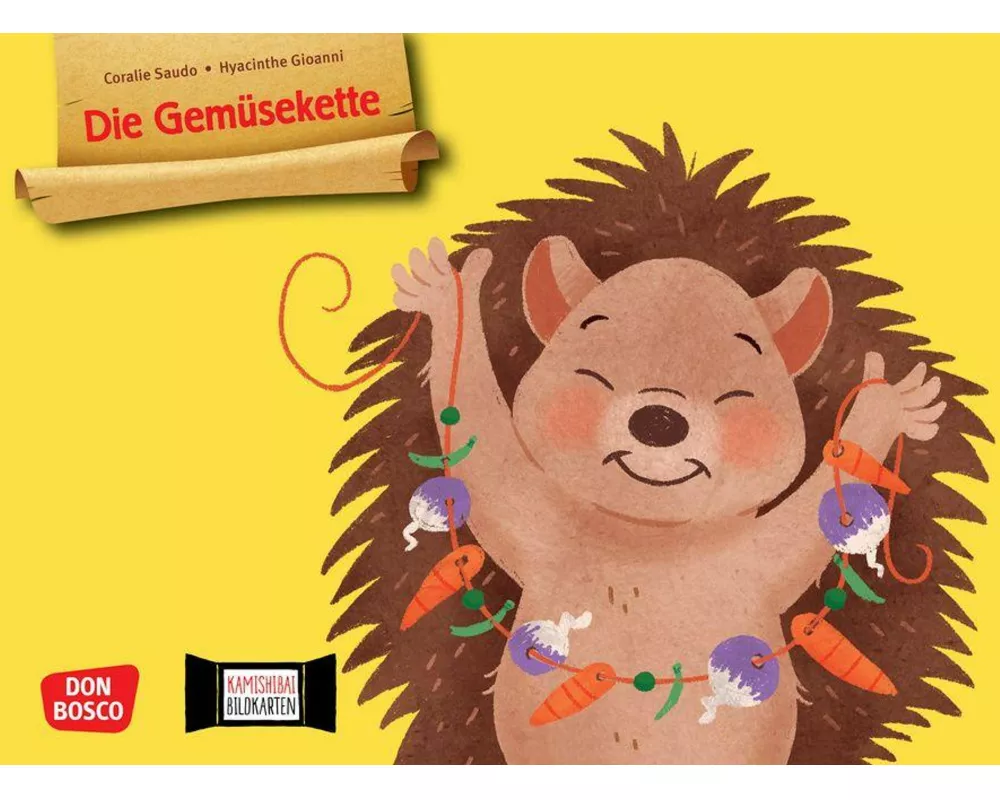 Die Gemüsekette. Kamishibai Bildkartenset