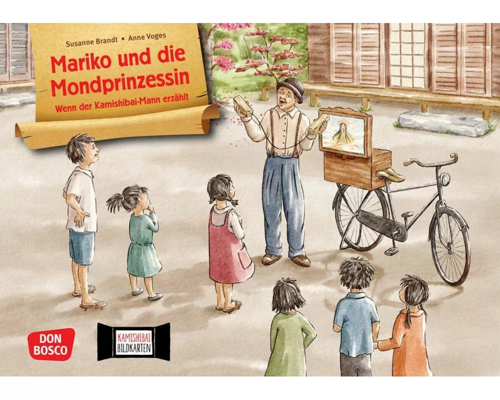 Mariko und die Mondprinzessin. Wenn der Kamishibai-Mann erzählt. Kamishibai Bildkartenset