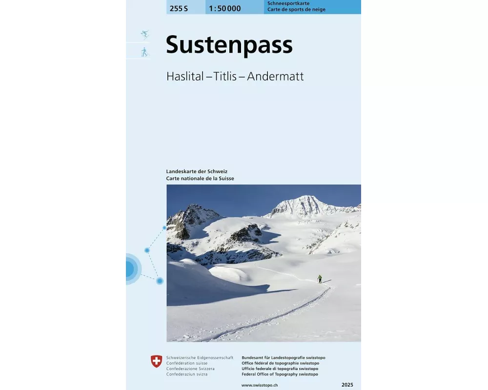 255S Sustenpass Schneesportkarte