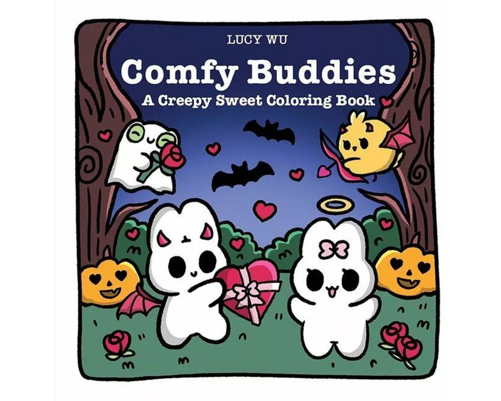 Comfy Buddies: A Creepy Sweet Coloring Book
