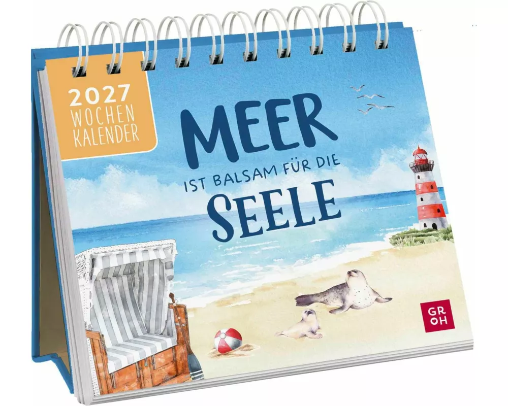 Mini-Wochenkalender 2027: MEER ist Balsam für die Seele