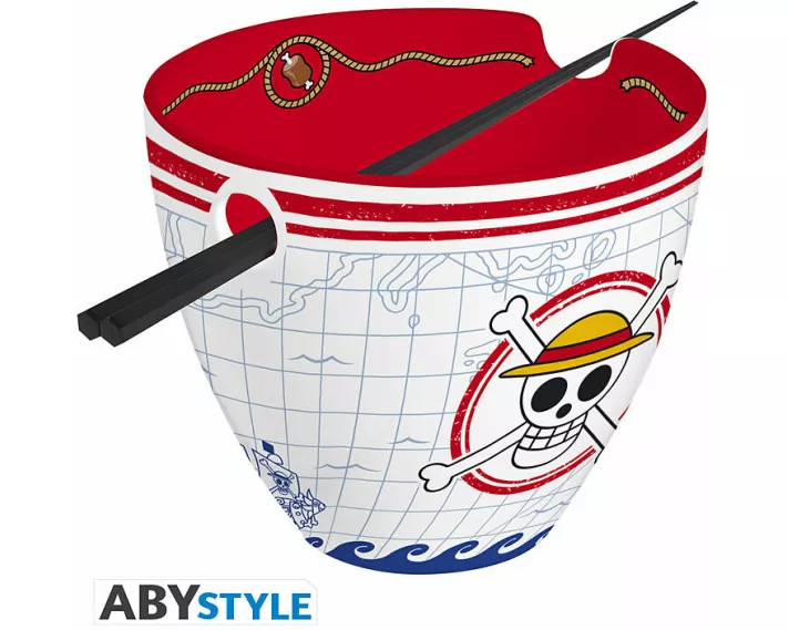 ONE PIECE - Ramen Bowl with chopsticks - "Monkey D. Luffy"