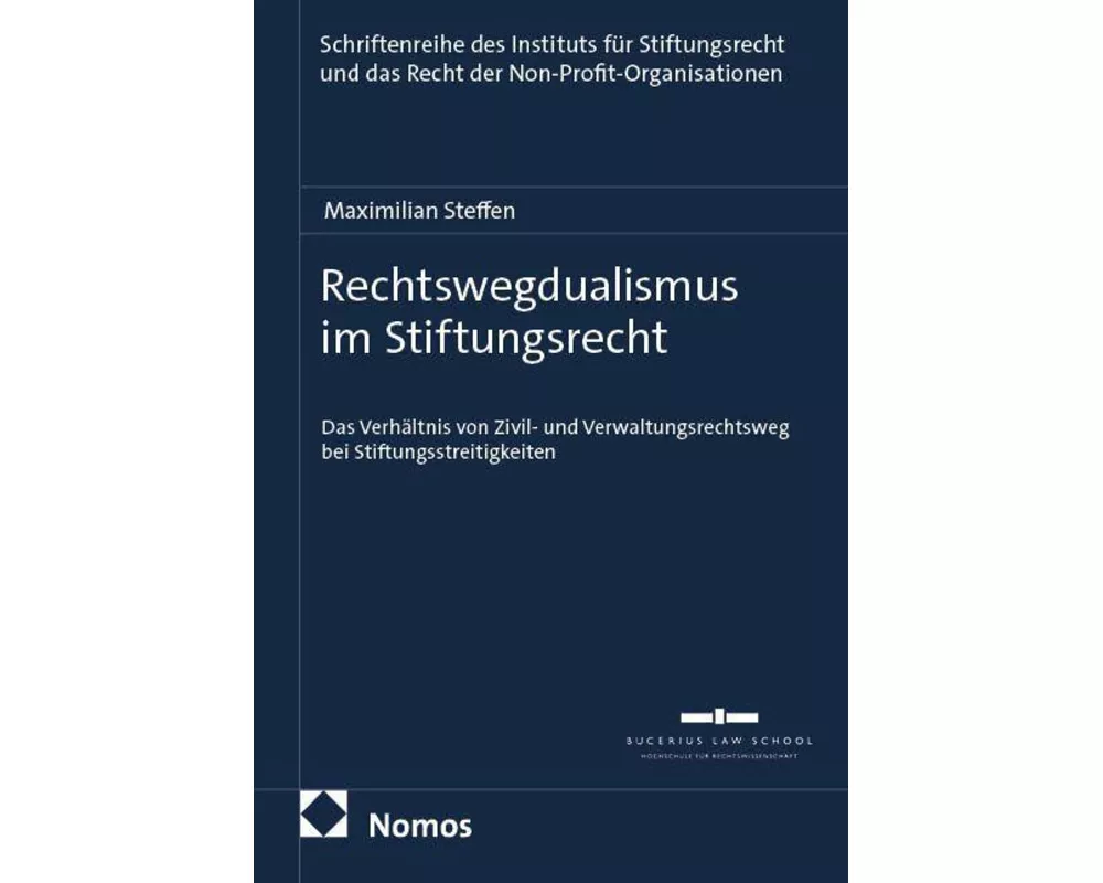 Rechtswegdualismus im Stiftungsrecht