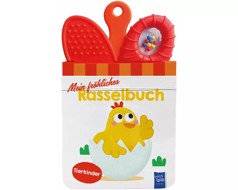 Mein fröhliches Rasselbuch - Tierkinder