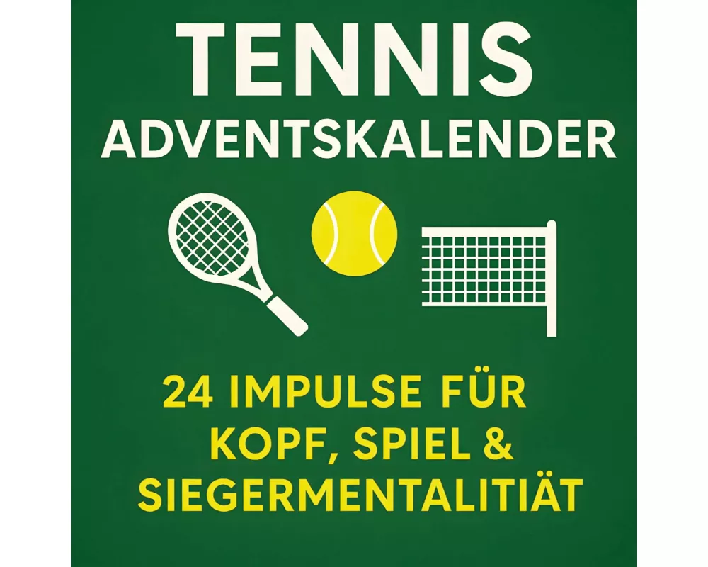 Tennis Adventskalender | 24 Impulse für Kopf, Spiel und Siegermentalität