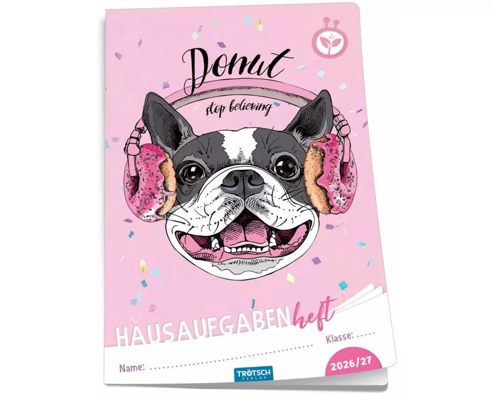 TRÖTSCH - Jahresbezogenes Hausaufgabenheft Grundschule Hund 26/27