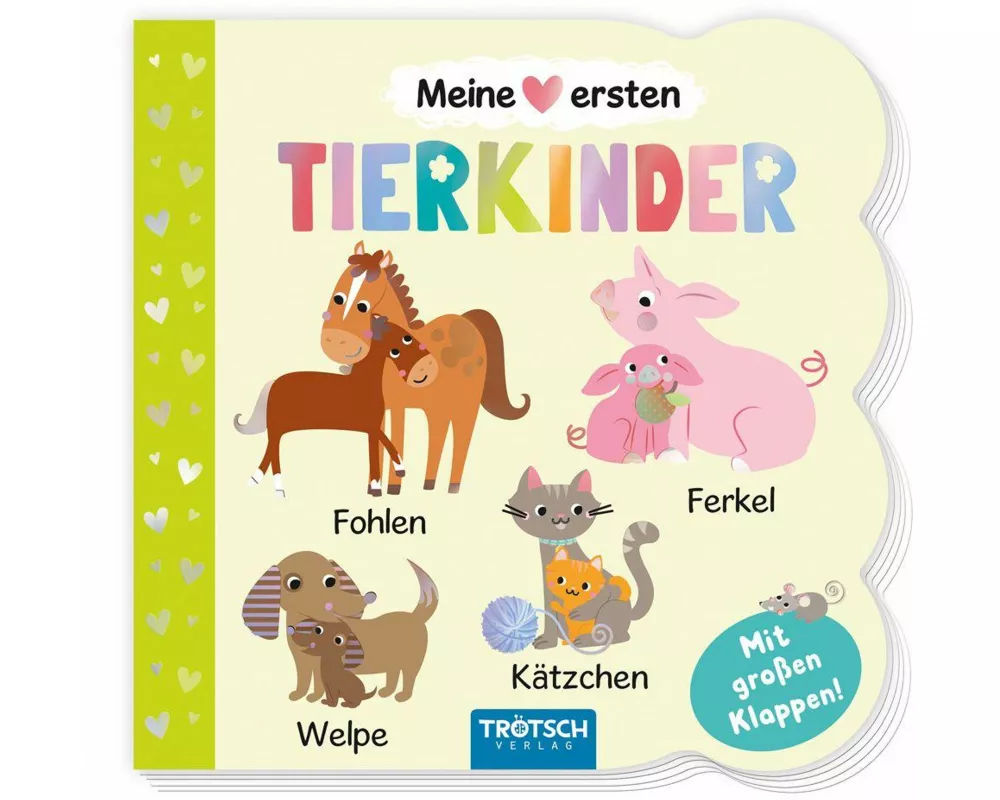 TRÖTSCH - Klappenbuch Meine ersten Tierkinder