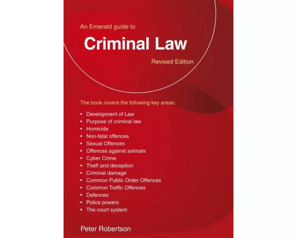 An Emerald Guide to Criminal Law