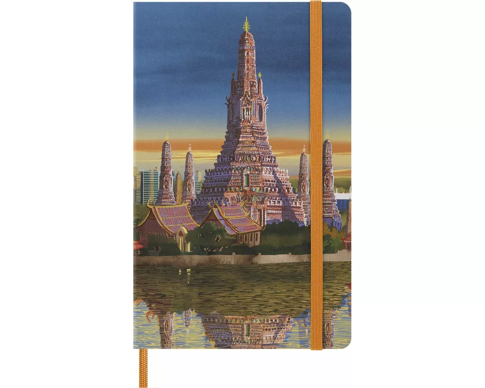 Moleskine I AM the city Bangkok Notizbuch limitierte Ausgabe, L/A5, liniert, fester Einband