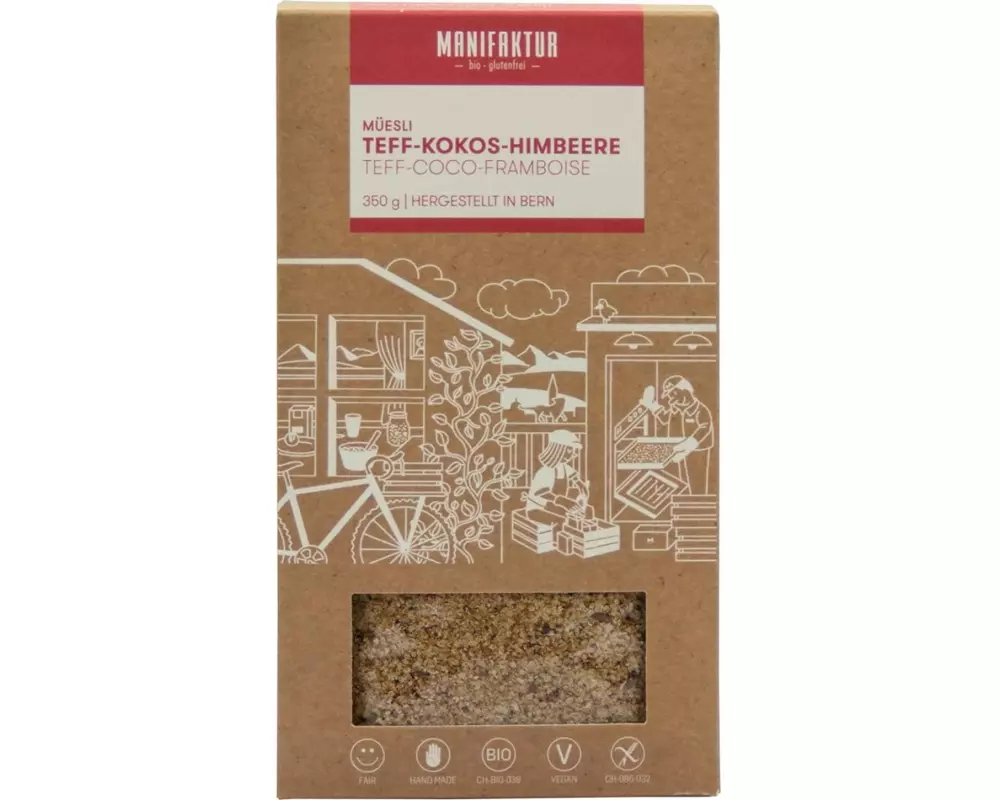 Manifaktur Müesli Teff-Kokos-Himbeere 350 g