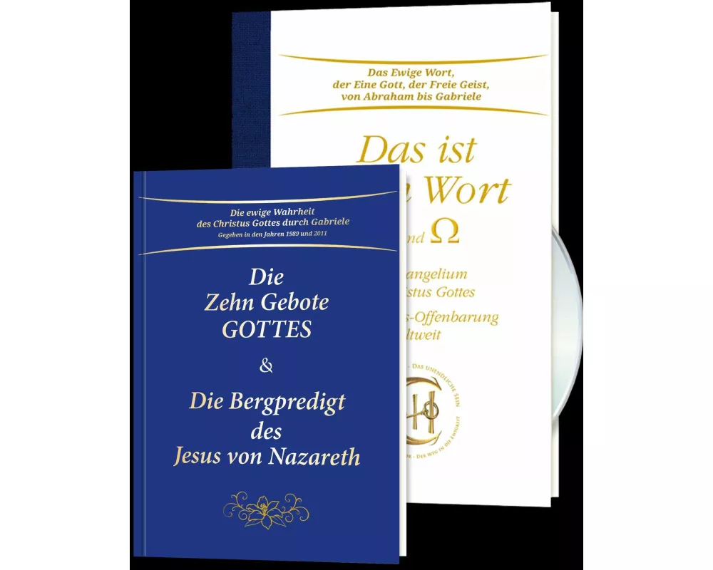 Set Das ist Mein Wort - Die Zehn Gebote Gottes und Die Bergpredigt des Jesus von Nazareth