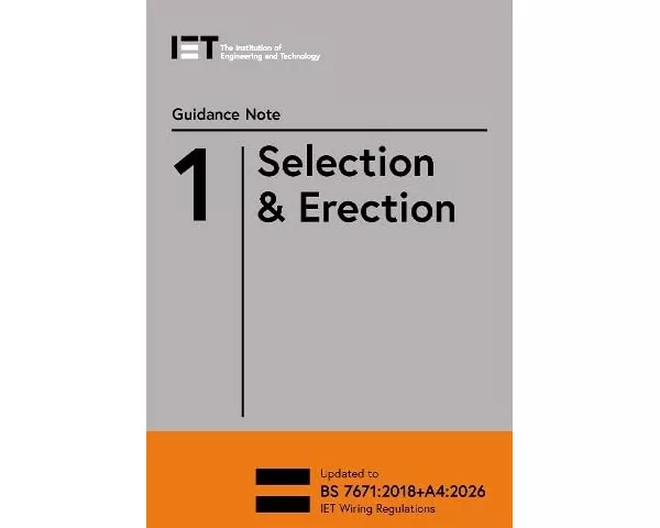 Guidance Note 1: Selection & Erection