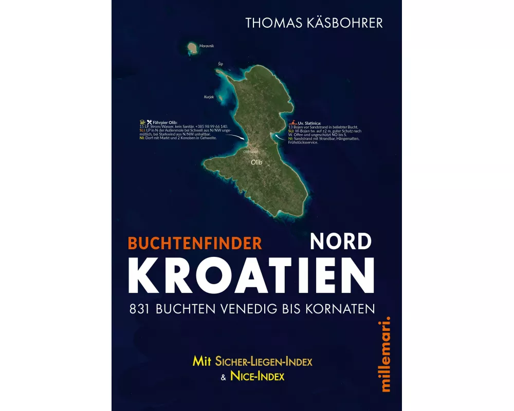 Buchtenfinder Kroatien Nord - Ausgabe 2026