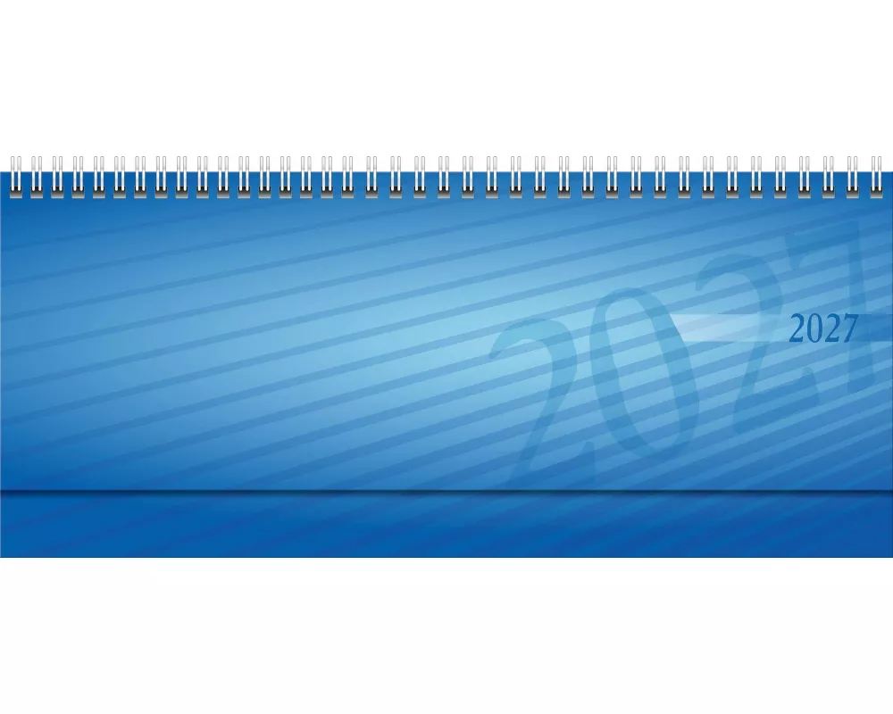 rido/idé 7036102307 Querterminbuch Mod. septant 2027 305×105 mm, Kunststoff, blau