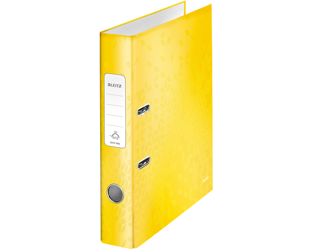 LEITZ Ordner WOW 180° 5.2cm 1006-00-16 gelb A4