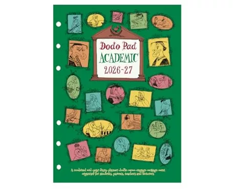 Dodo Pad Academic 2026-2027 Filofax-compatible A5 Organiser Diary Refill, Mid Year / Academic Year, Week to View