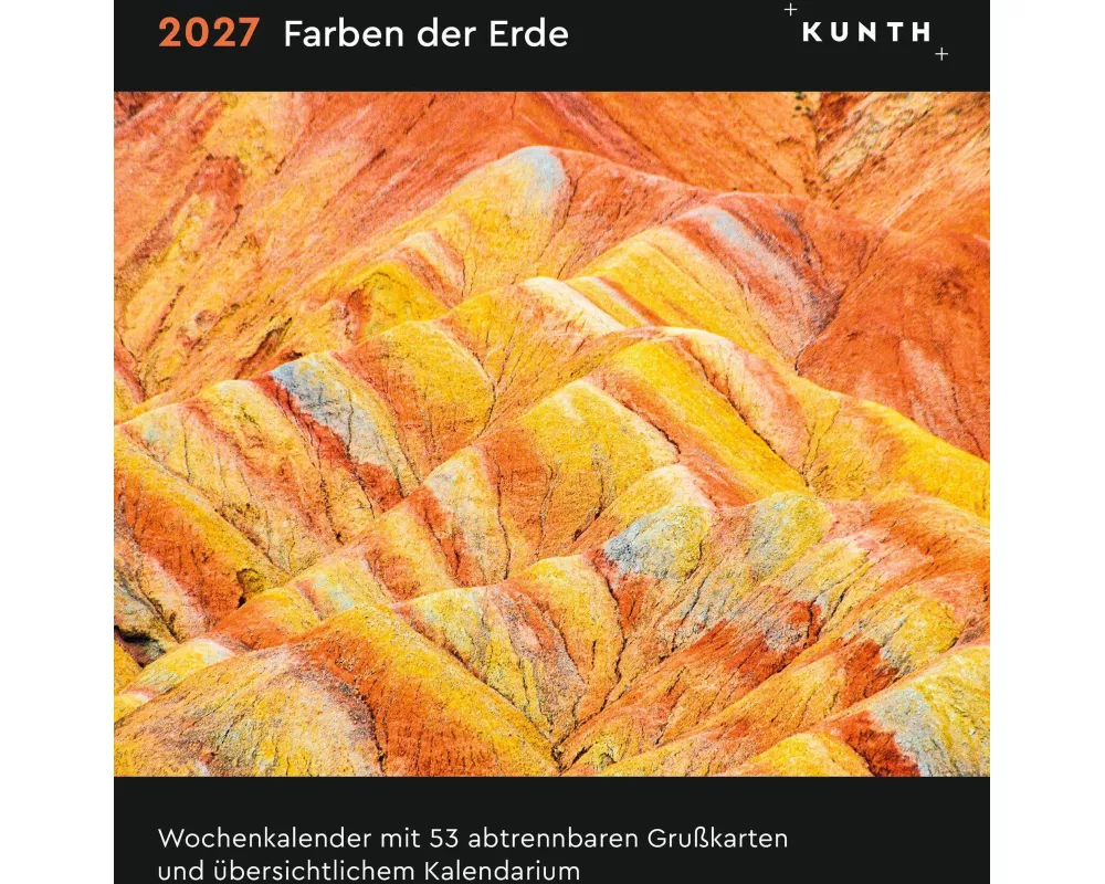 Farben der Erde - KUNTH Postkartenkalender 2027