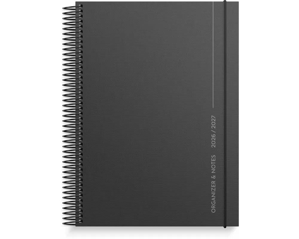 Organizer & Notes A5 26/27 Schwarz