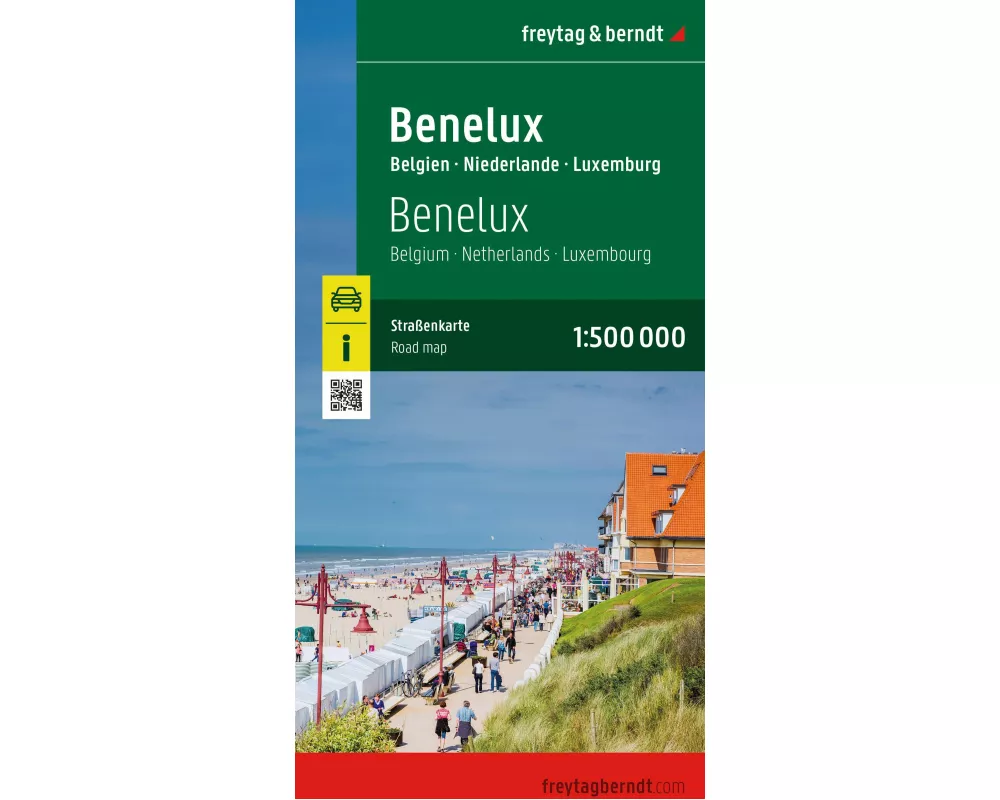 freytag & berndt Straßenkarte Benelux, Belgien - Niederlande - Luxemburg 1:500.000