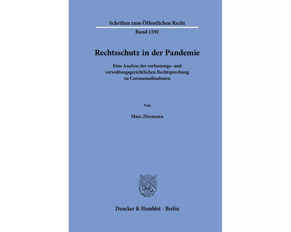 Rechtsschutz in der Pandemie