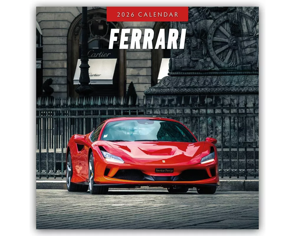 Ferrari 2026 Square Wall Calendar