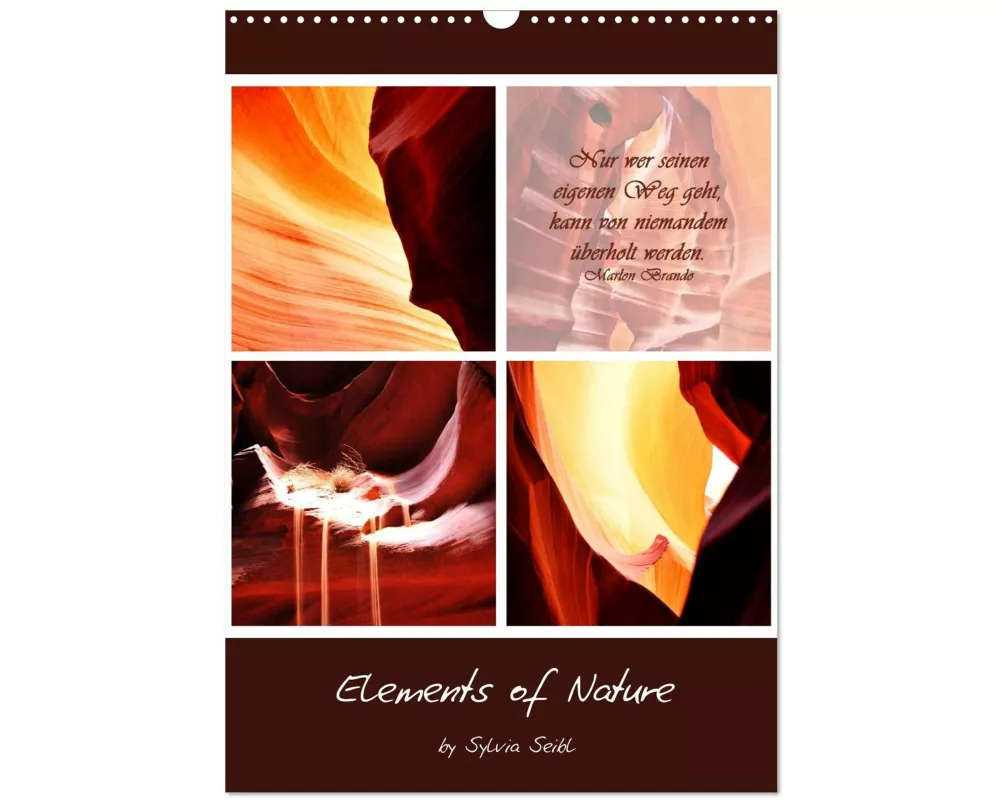 Elements of Nature (Wandkalender 2026 DIN A3 hoch), CALVENDO Monatskalender