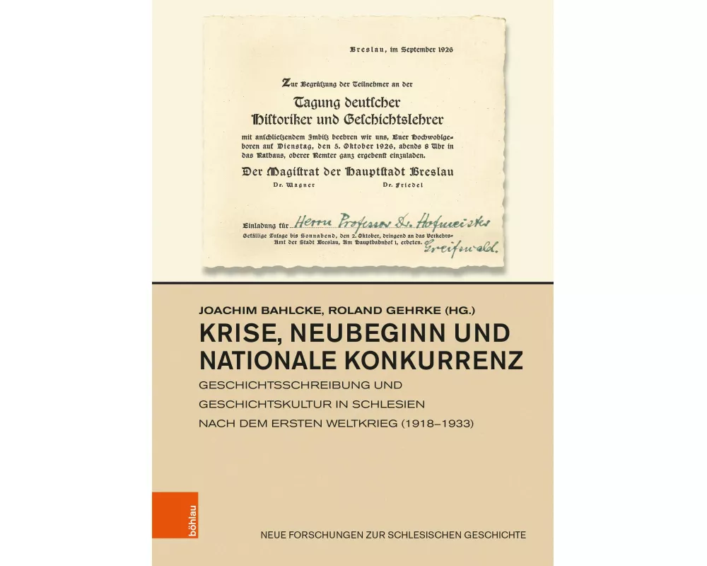 Krise, Neubeginn und nationale Konkurrenz