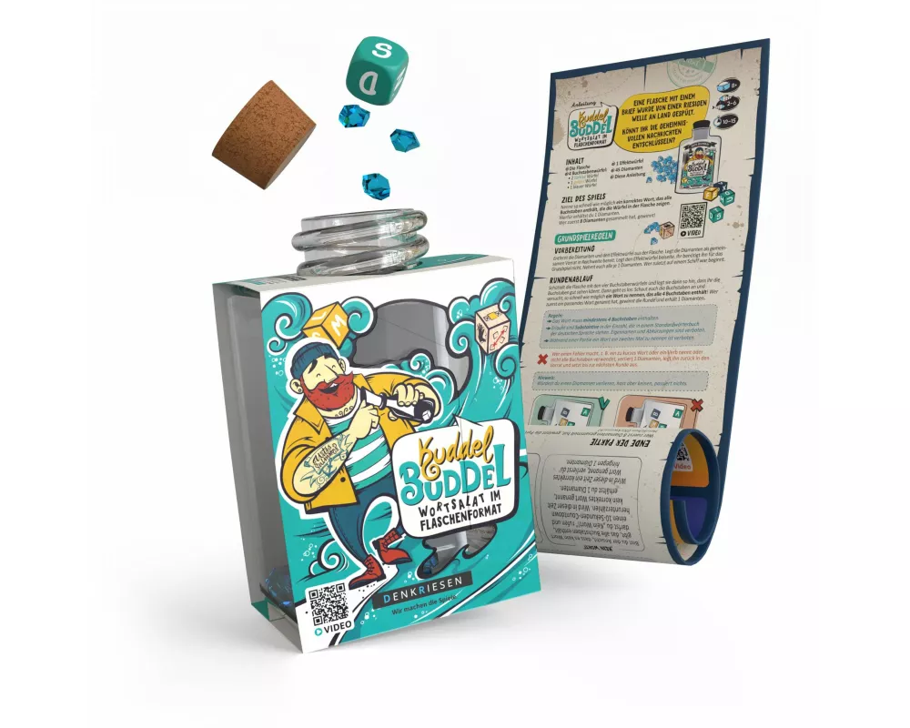 DENKRIESEN - Kuddel Buddel - "Wortsalat im Flaschenformat"