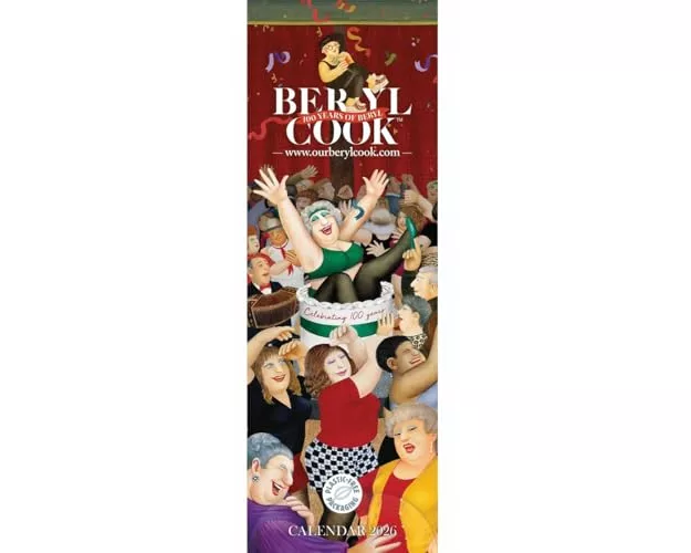 Beryl Cook Slim Calendar 2026
