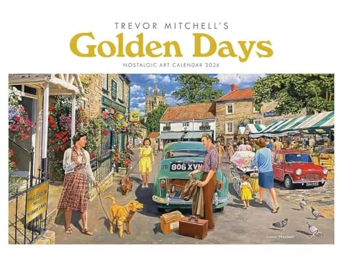 Golden Days Trevor Mitchell A4 Calendar