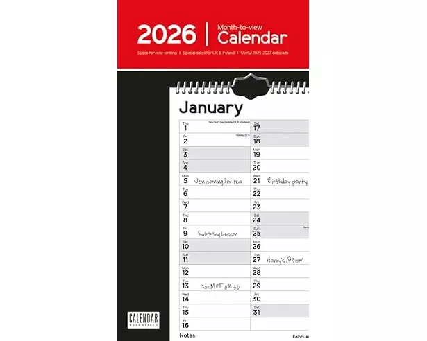 Essential Stubby Slim Calendar Calendar
