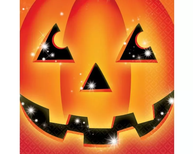 Amscan Servietten Kürbis 33 x 33 cm 1 Stück