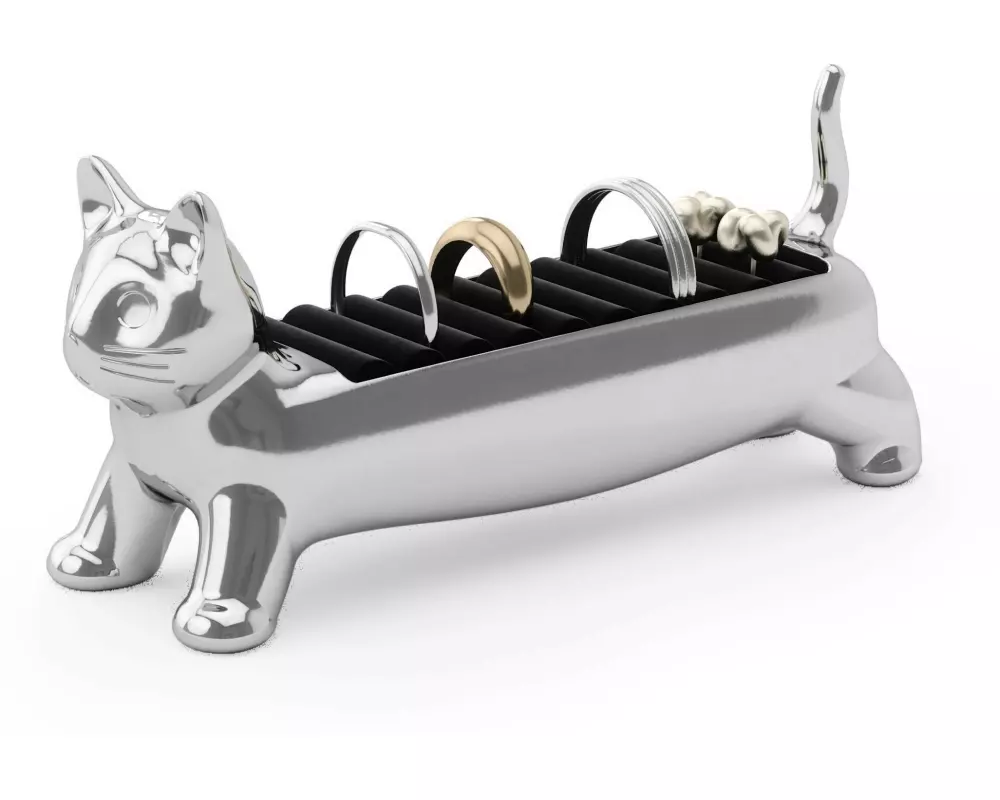 Umbra Ringhalter Ali Cat 16 x 14 x 17 cm, Chrom