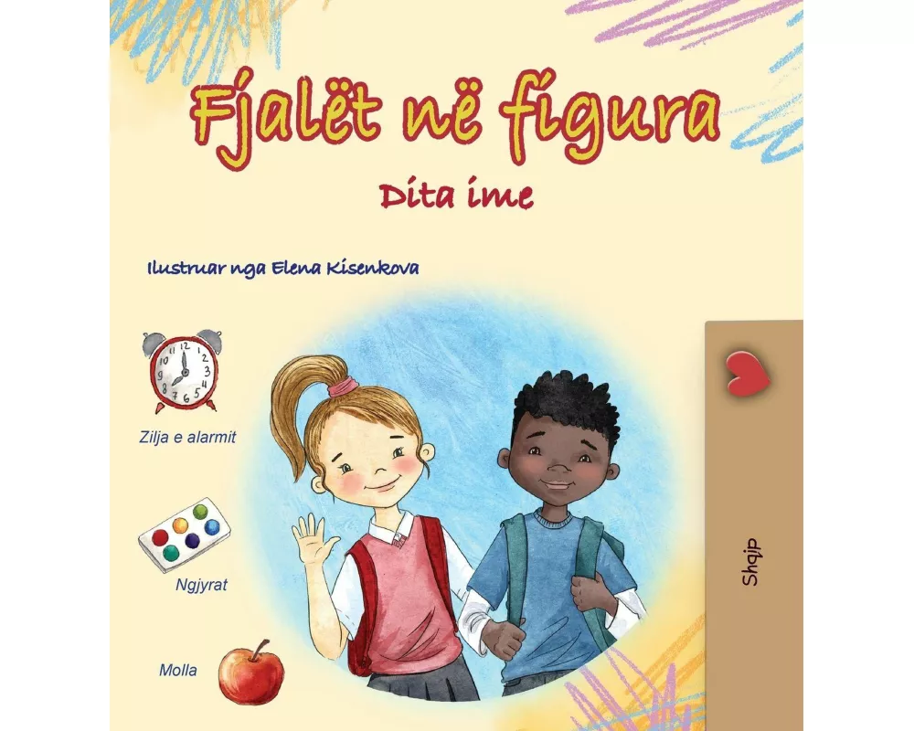 Words in Pictures - My Day (Albanian Children's Book)