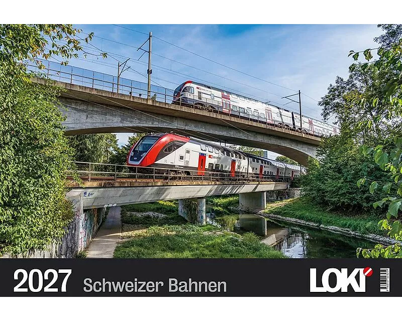 LOKI Kalender «Schweizer Bahnen 2027»