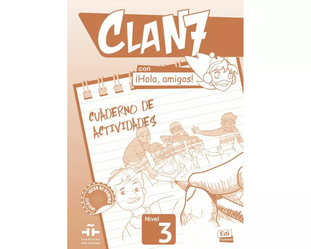 Clan 7 con ¡Hola, amigos! 3. Arbeitsbuch + Stickerbogen