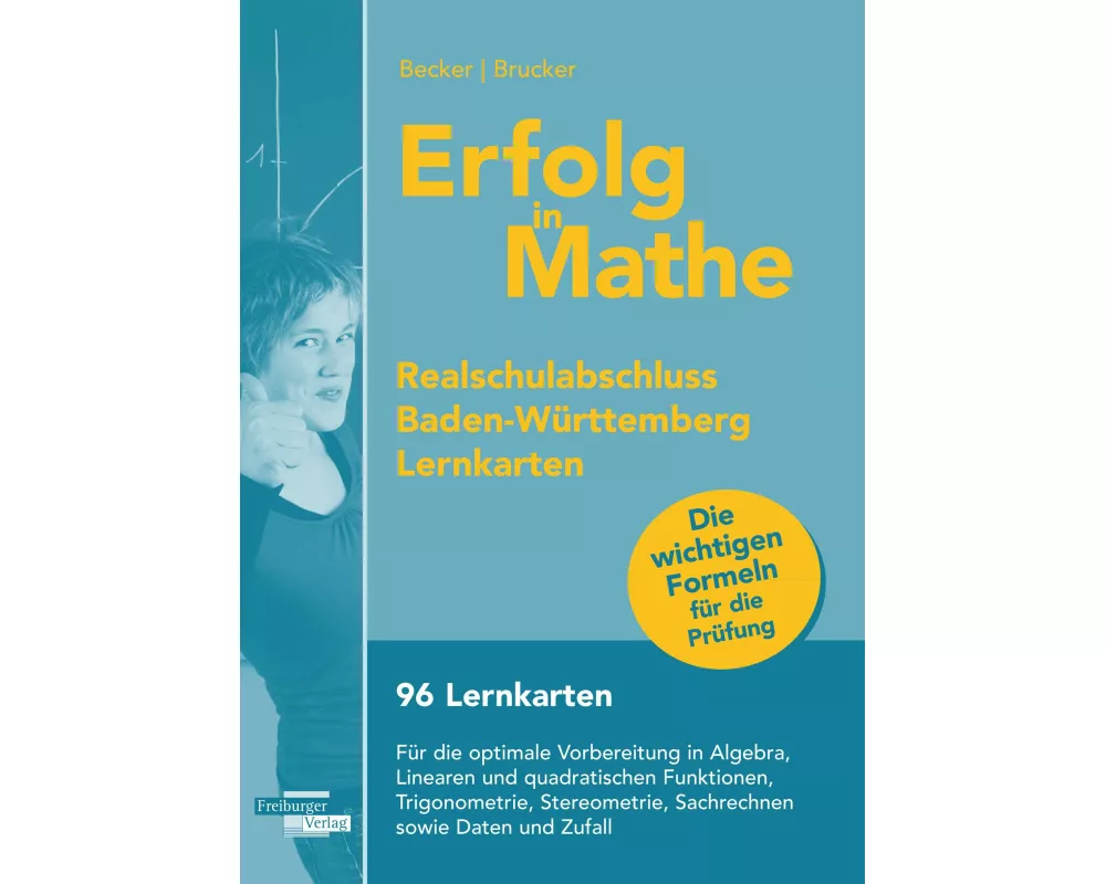 Erfolg in Mathe: Lernkarten für den Realschulabschluss Mathematik Baden-Württemberg