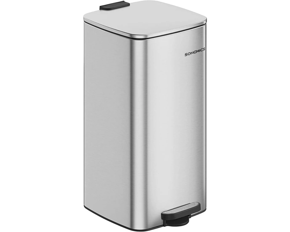 Songmics Abfalleimer 20 l, Silber