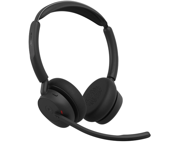Jabra Headset Evolve3 45 Stereo MS, USB-A, Ladestation