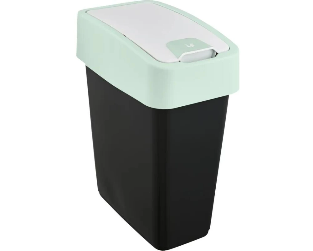 keeeper Abfalleimer Magne 10 l, Flip-Deckel, soft green