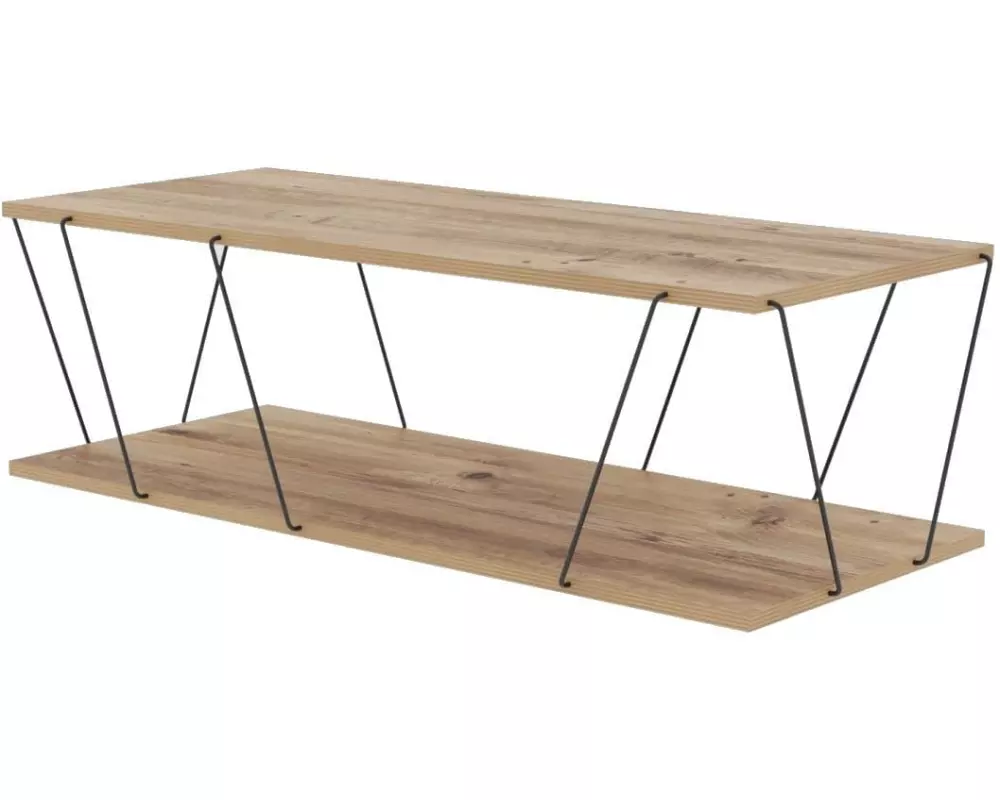 Woody Fashion Couchtisch Labranda 120 x 30 x 50 cm, Nature